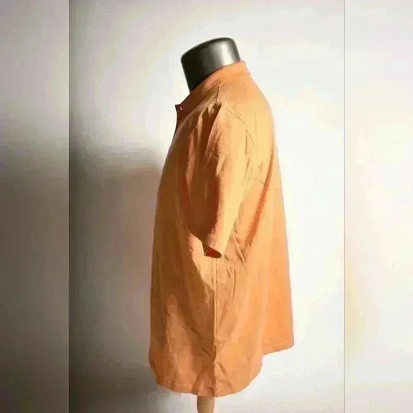 ERMENEGILDO ZEGNA Soft Orange Mercerized  Cotton Polo Shirt 56EU XL Romania - Picture 11 of 13